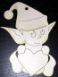 Preview: Unikat-Set: Ergänzungsset 20 niedliche Weihnachtselfe aus Holz zum Bemalen