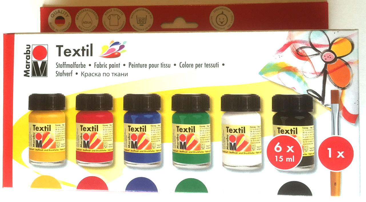 Marabu Fabric paint Set