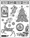 Silikonstempel Steampunk Tannenbaum