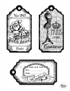 Silikonstempel Tags Paris