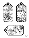 Silikonstempel Tags Time