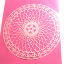 Schablone Ornament 15 cm