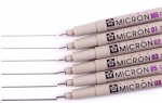 Sakura Micron Fineliner Set schwarz 6 Liner